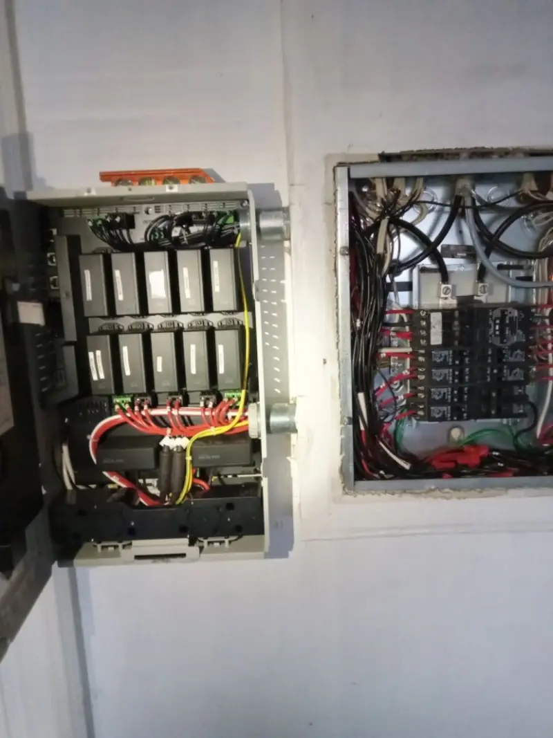 Electrical panel upgrade completed for Commercial Electrician Services in Newport